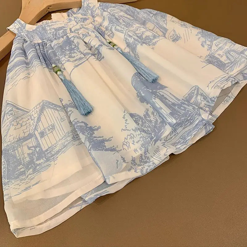 Girls toile de joie summer set