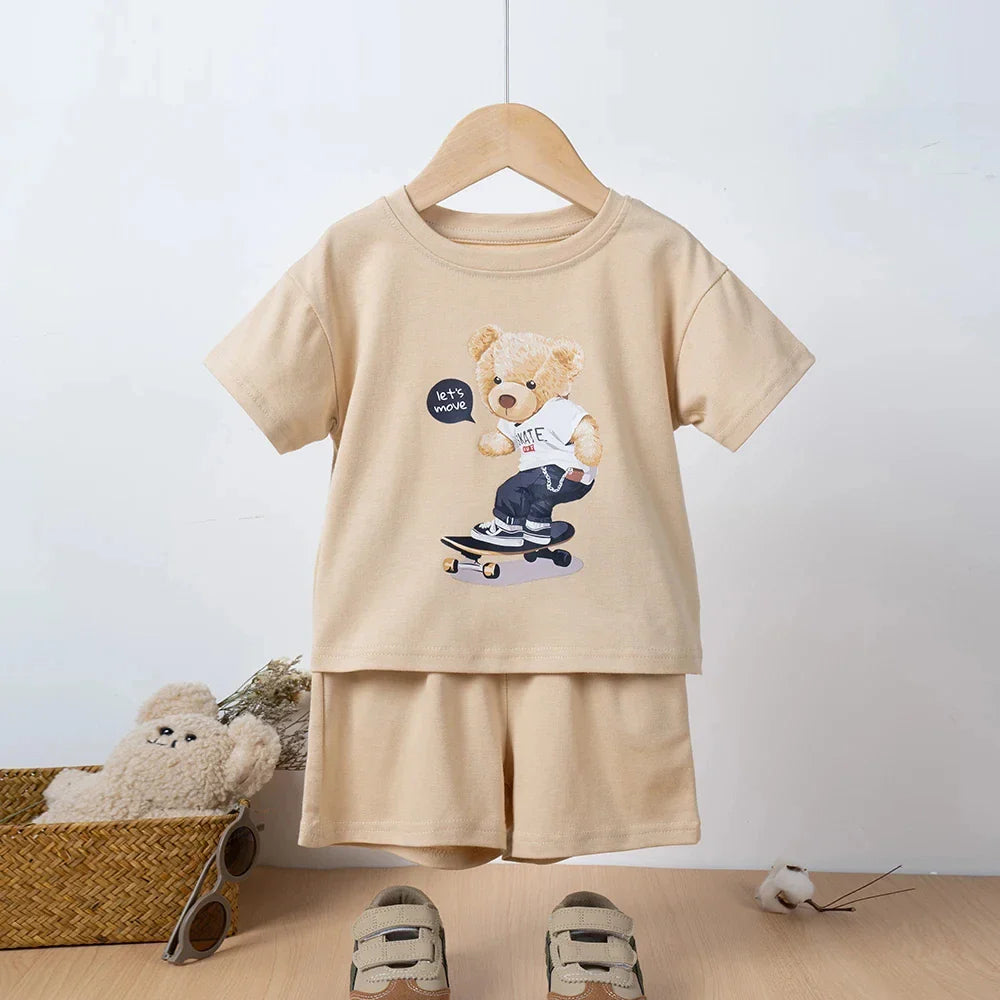 Boys teddy bear summer set