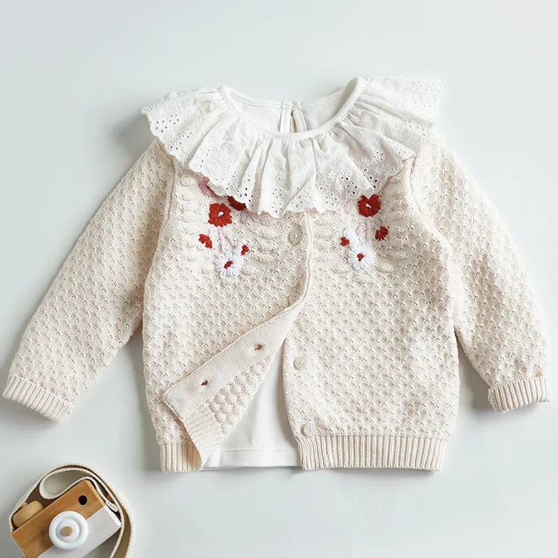 Girls knitted cardigan