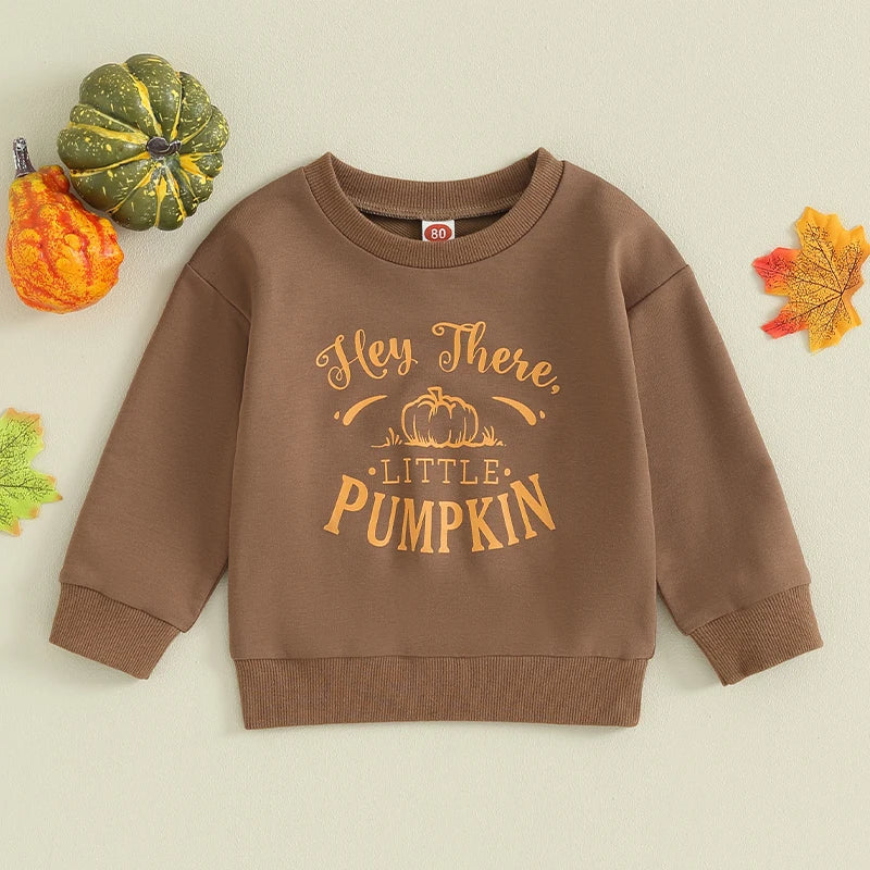 Unisex pumpkin crew neck sweater