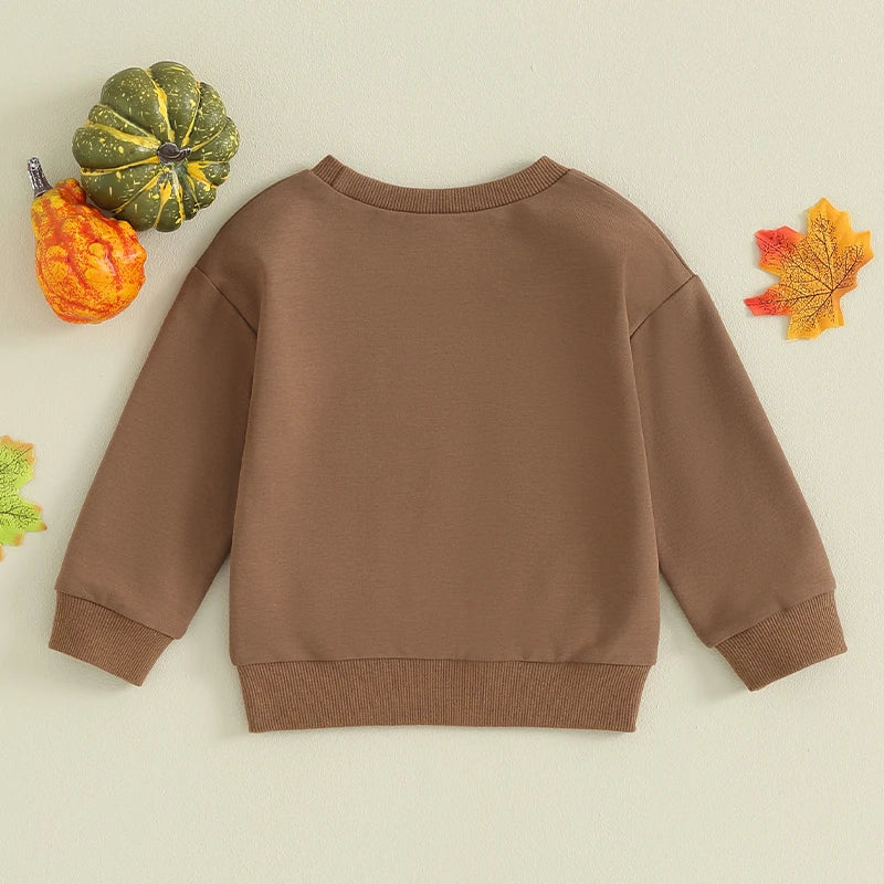 Unisex pumpkin crew neck sweater