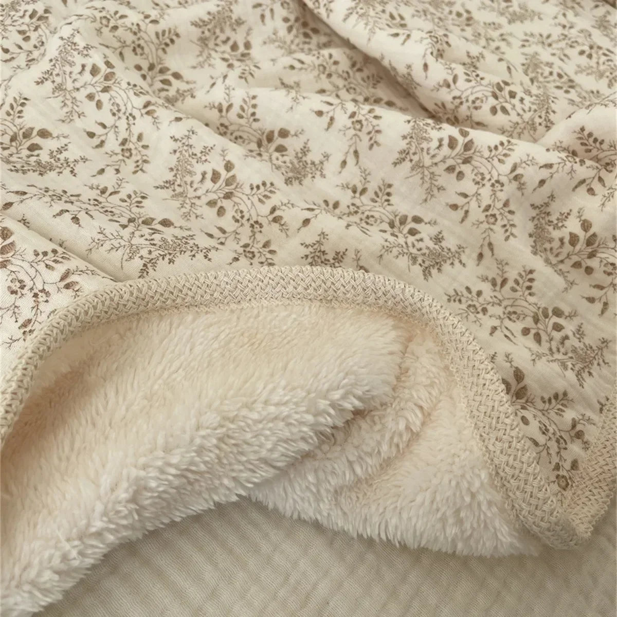 Super soft vintage muslin baby blanket