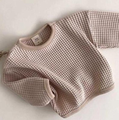 Baby boys waffle jumper