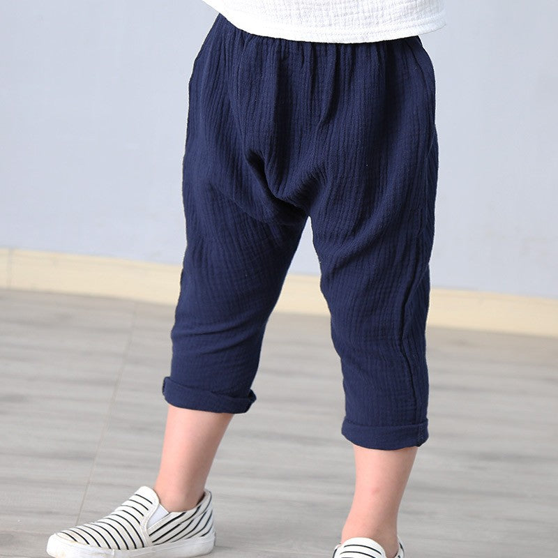 Boys Linen Pants