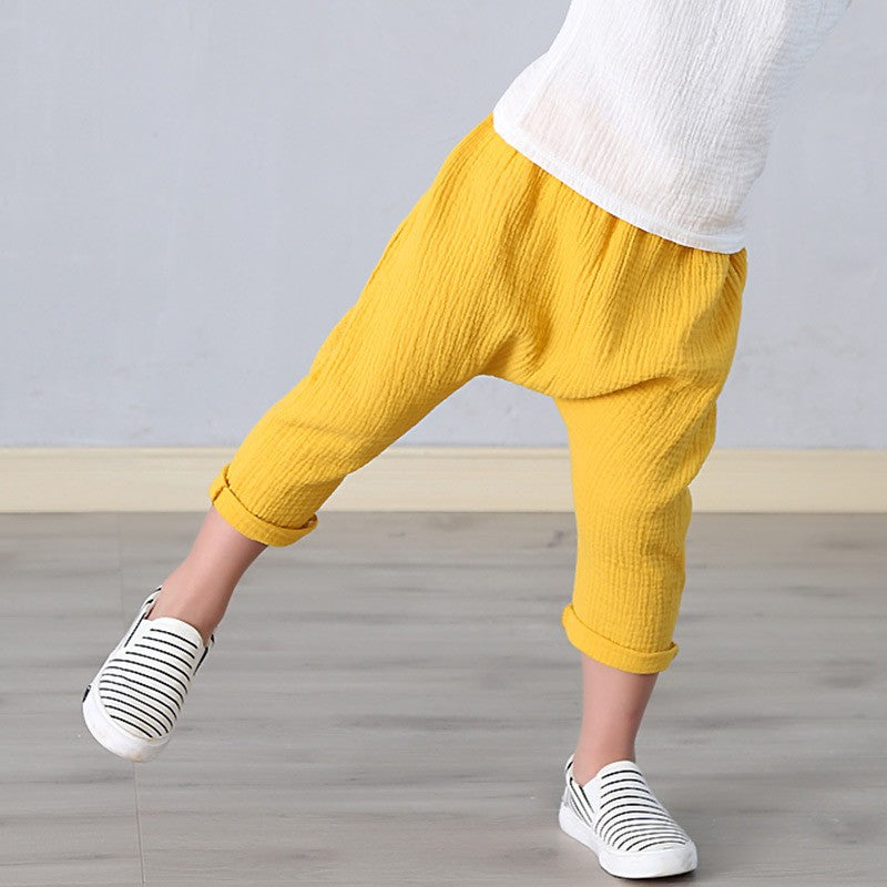 Boys Linen Pants