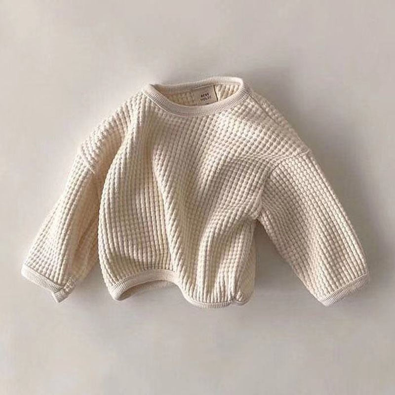 Baby boys waffle jumper