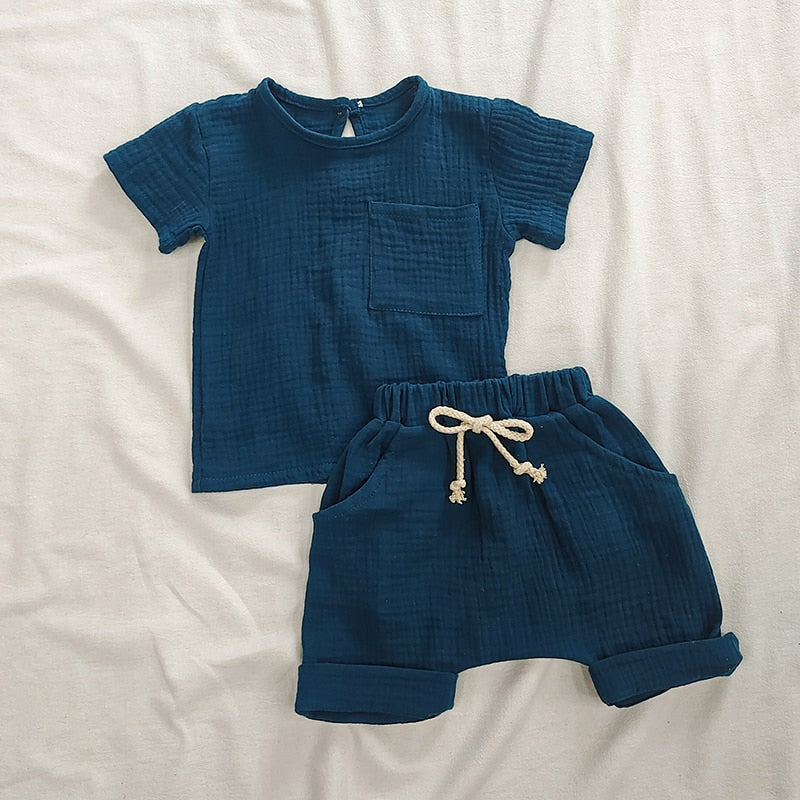 Organic Cotton Baby boy shorts & t-shirt