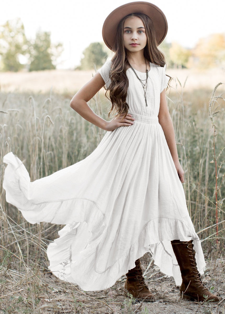 Tabitha white long dress