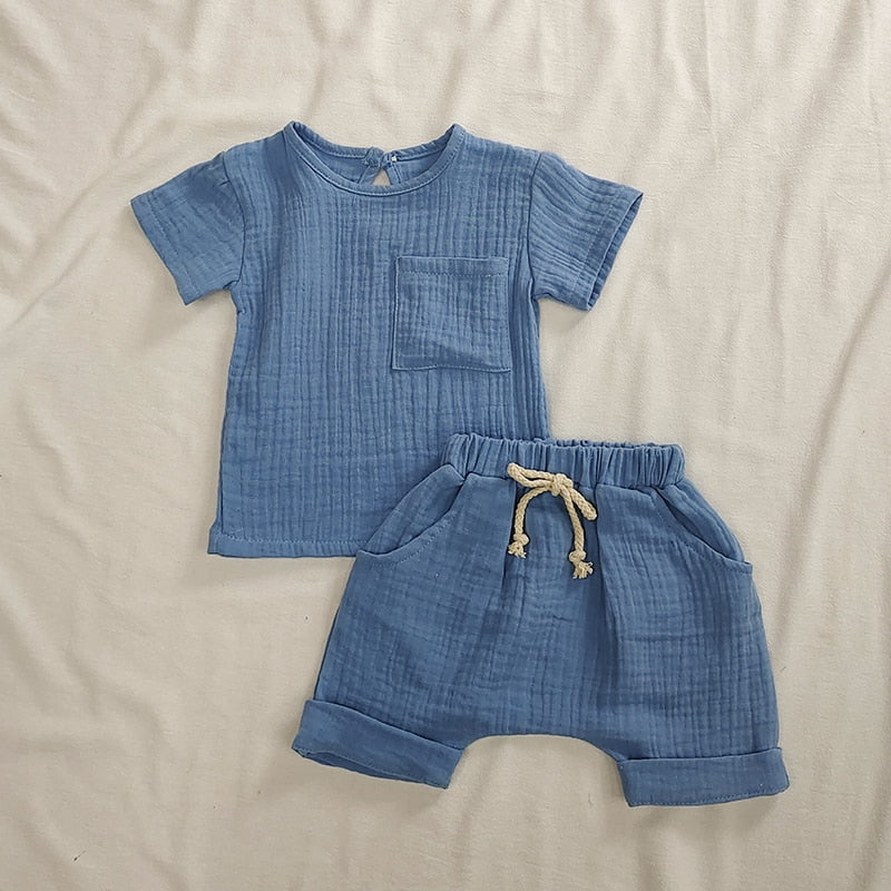 Organic Cotton Baby boy shorts & t-shirt