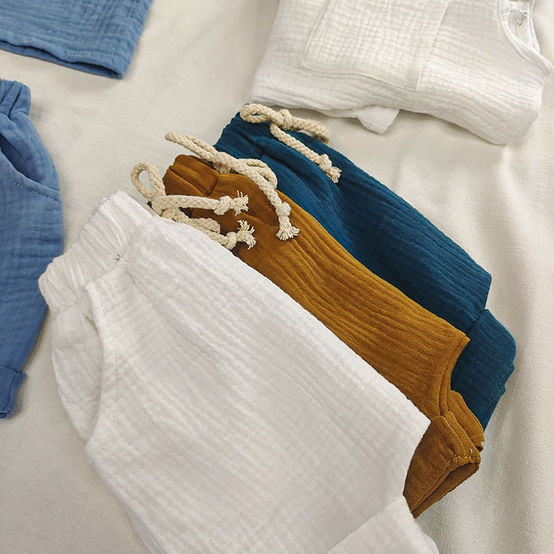 Organic Cotton Baby boy shorts & t-shirt