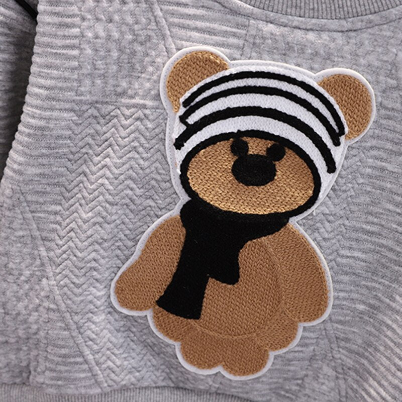 Boys embroidered  bear tracksuit