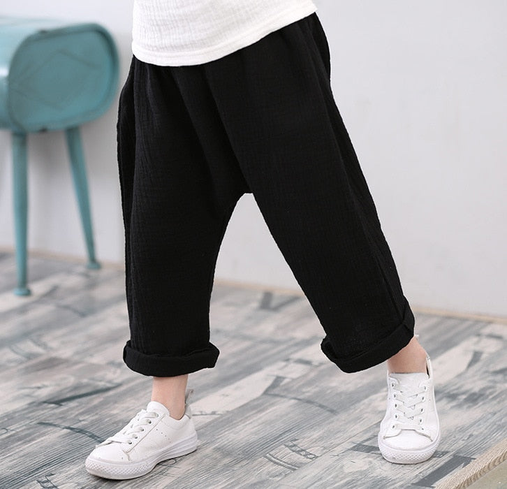 Boys Linen Pants