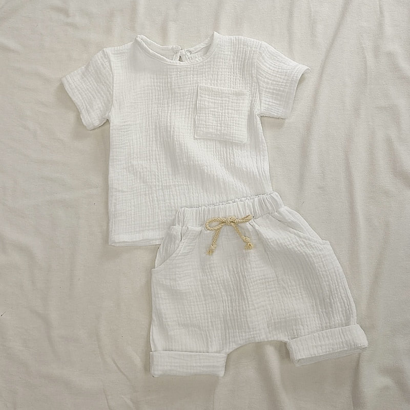 Organic Cotton Baby boy shorts & t-shirt