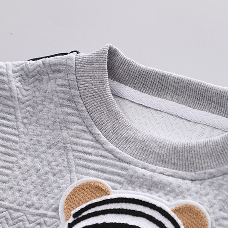 Boys embroidered  bear tracksuit