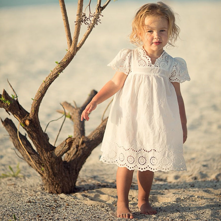 White summer dress